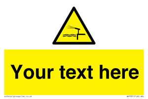 Custom warning water cannon